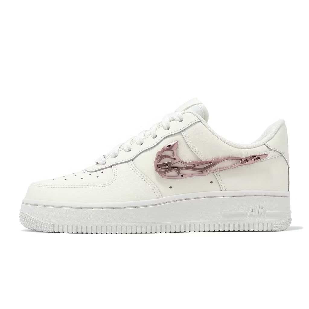 <連線代購商品>Nike Wmns Air Force 1 07 LX 女鞋 玫瑰金 液態金屬 IF1686-161