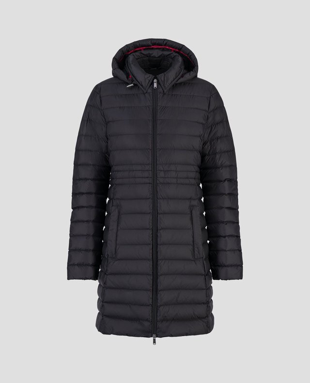 【JOTT】VER經典款中長版羽絨外套(黑)