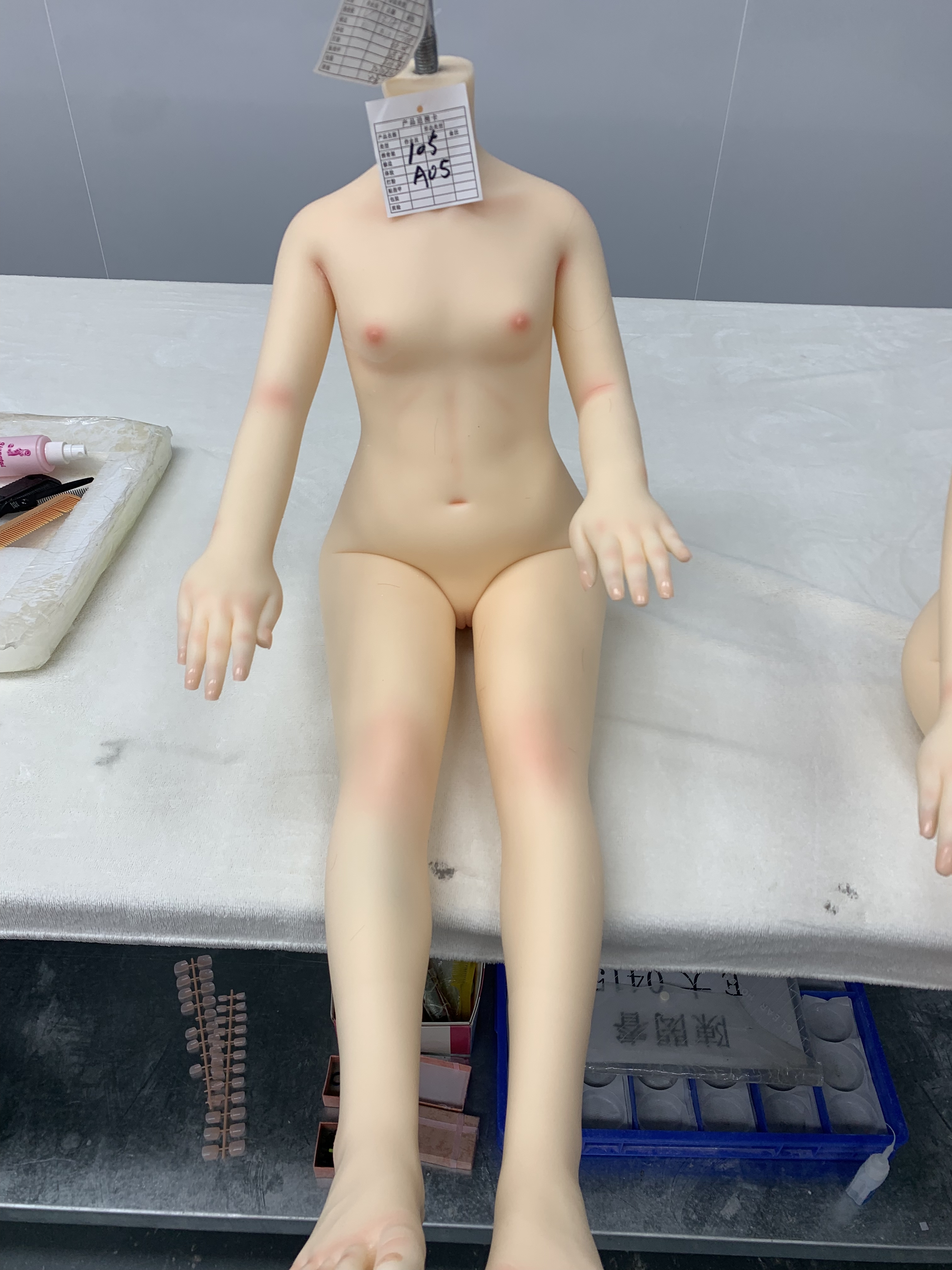 MyDoru- 凹凸咪娃娃系列  105公分   全矽膠 微瑕疵特賣-A05 身體 (腰前後鬆)推薦會長期擺放在床上的娃友。