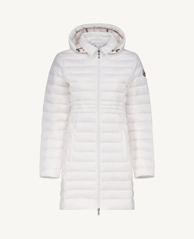 【JOTT】VER經典款中長版羽絨外套(白)