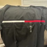 [S] TOMMY HILFIGER LACK FLAG LOGO RINGER T-SHIRT, 7849807-065 (STH1206)