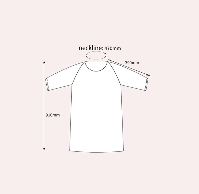 勾式 帶袖兒童客袍造型款