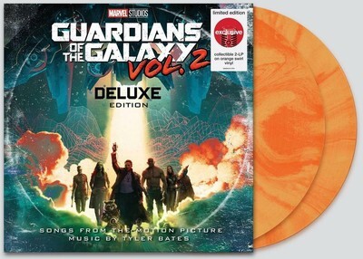 Guardians of the Galaxy Vol 2 銀河守護隊2 Limited Deluxe Edition Orange Swirl Vinyl 2 LP