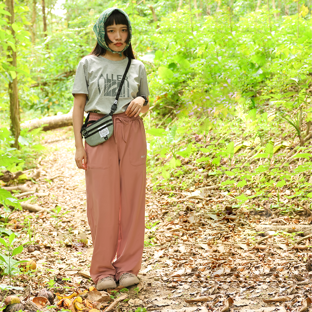 ALLER 修身垂感闊腿褲 女款 (3色) 21AL077