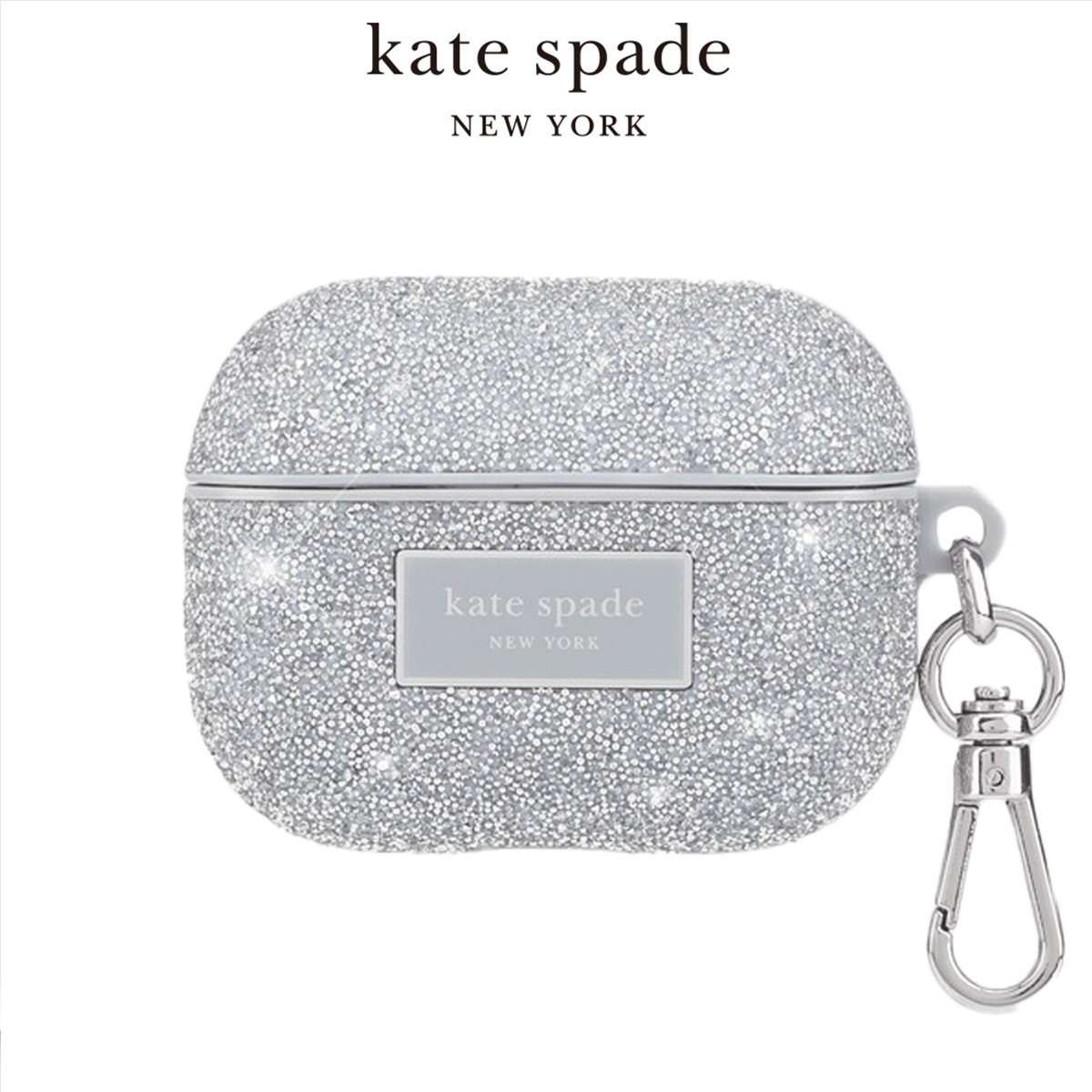 【kate spade】AirPods Pro (第1/2代) 保護殼套 晶鑽銀河