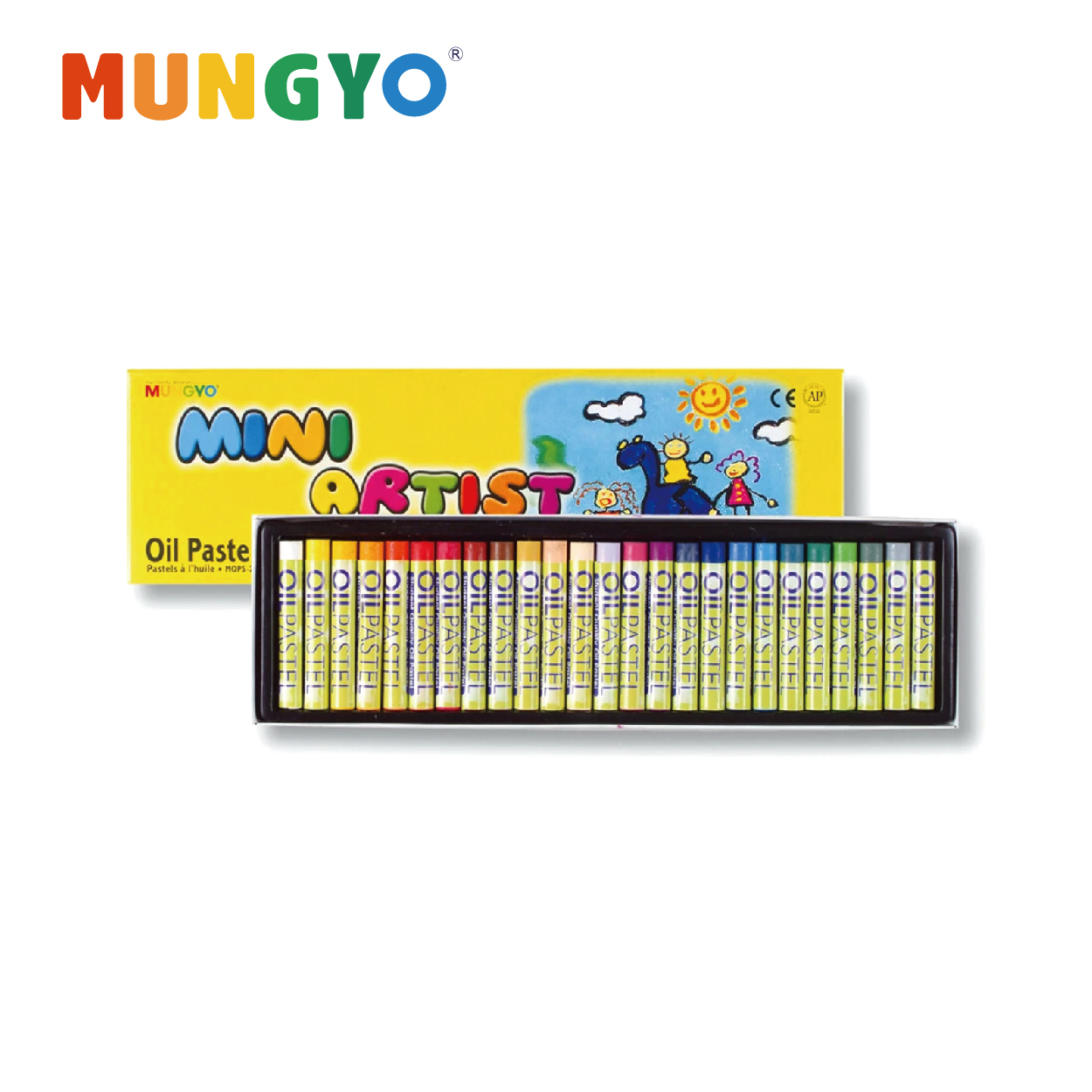 MUNGYO #MOPS-25 25色迷你油粉彩
