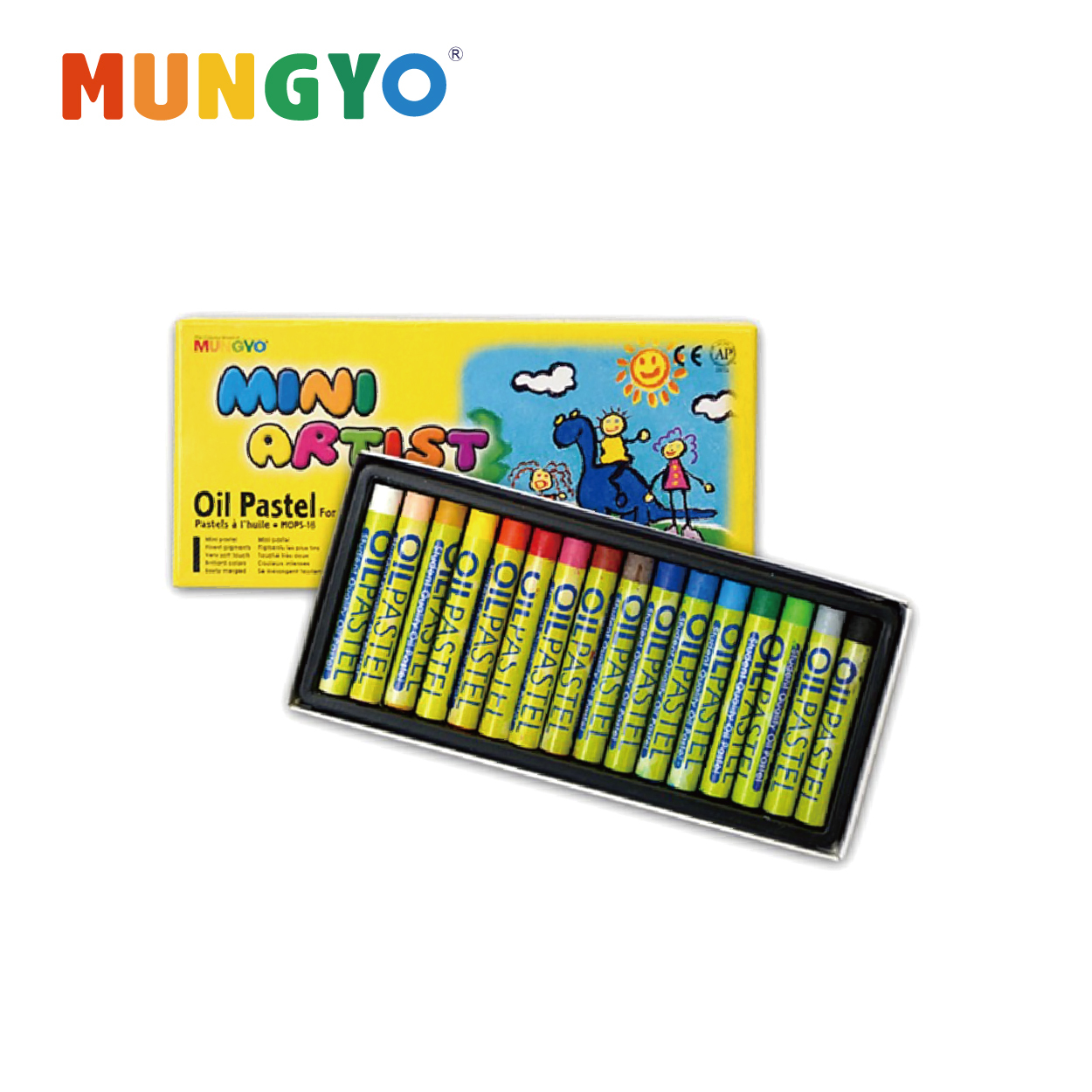 MUNGYO #MOPS-16 16色迷你油粉彩