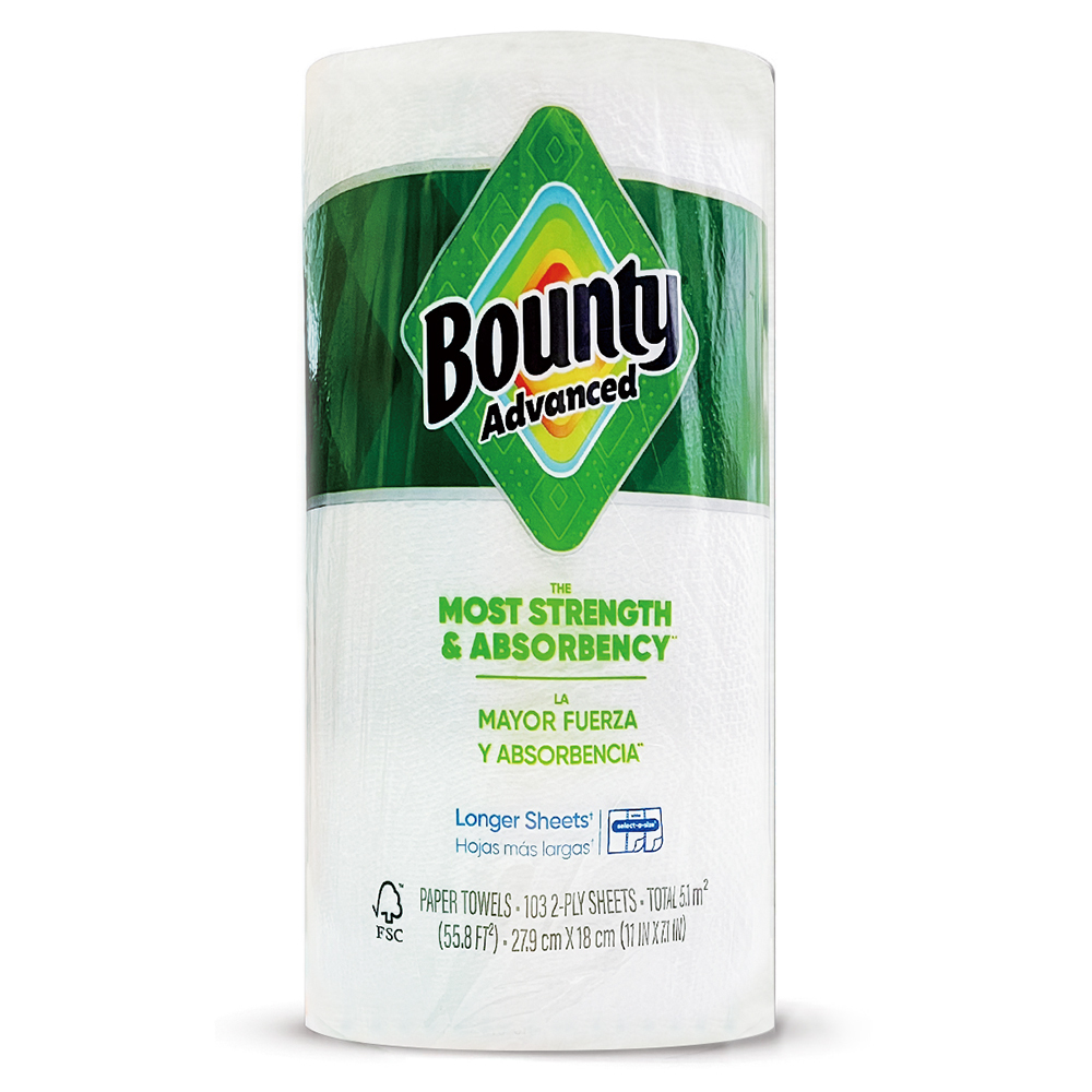 【Bounty】廚房紙巾(隨意撕)103張
