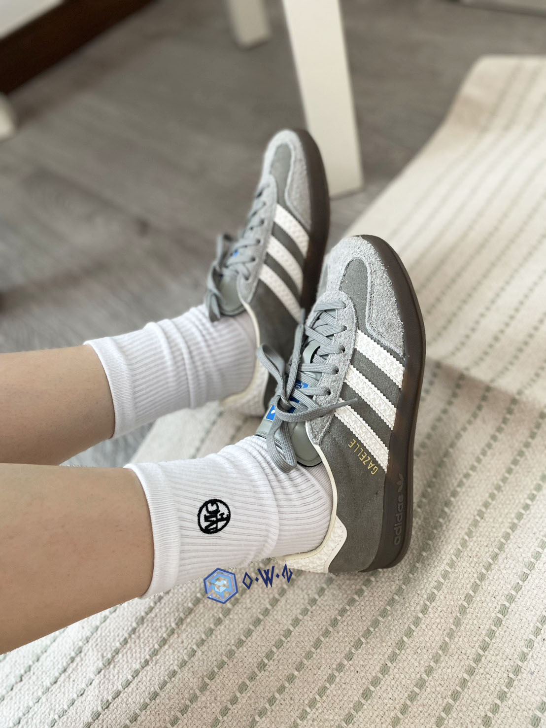 【OWN】Adidas Originals Gazelle 德訓鞋 焦糖底 麂皮 復古鞋 鐵灰 大象灰 IF1807 不分男女