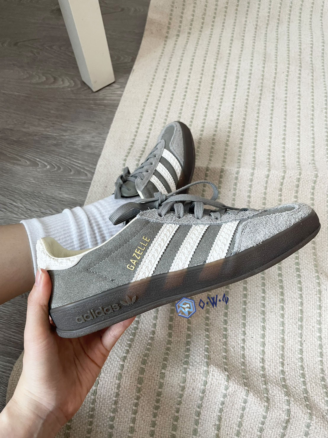 【OWN】Adidas Originals Gazelle 德訓鞋 焦糖底 麂皮 復古鞋 鐵灰 大象灰 IF1807 不分男女