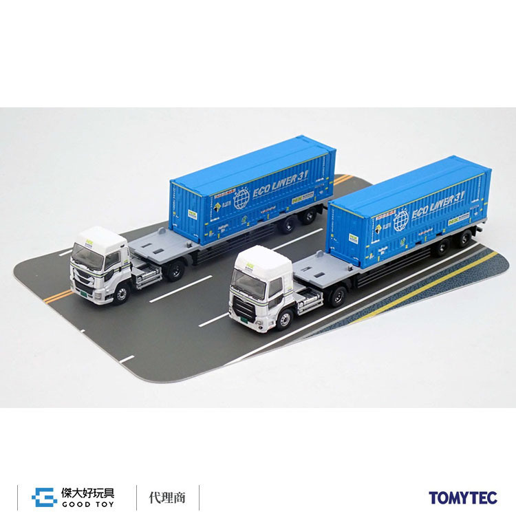 TOMYTEC 331230 拖車系列 NX 日本通運 31呎 貨櫃拖車A (2輛)