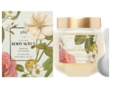 [S] PLU FLEUR SOAP 8809237070433 PERFUMED SUGAR BODY SCRUB (INCLUDING A SILVER SPOON), 8809237070433 (SPLU25)