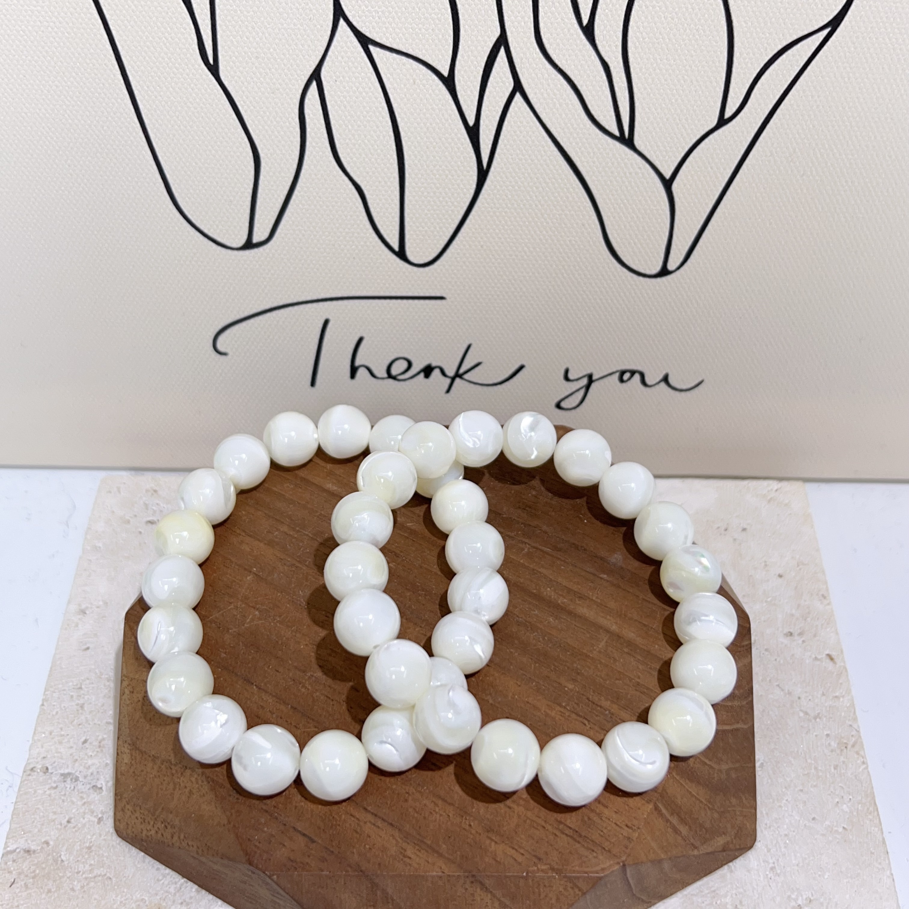 白貝母手串 10+mm