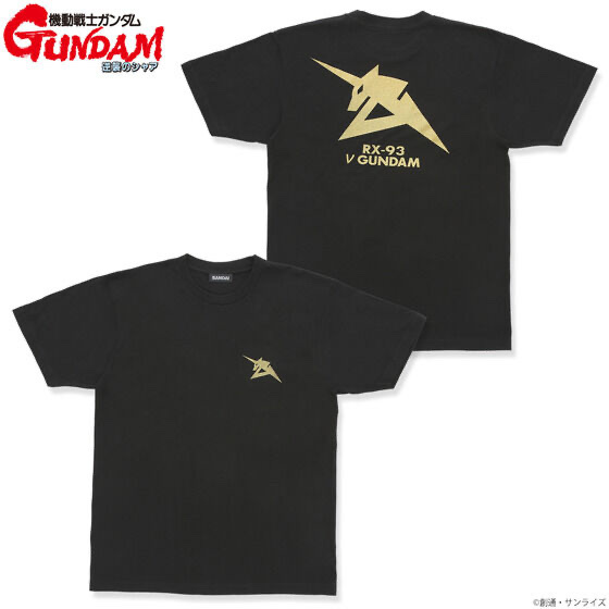 229981 Pbandai 預訂 2025/7月 機動戦士ガンダム 逆襲のシャア ゴールドラメプリント Tシャツ