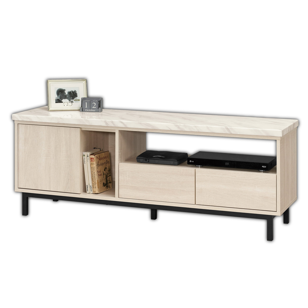 妮絲5尺一門二抽石面電視櫃/長櫃/視聽櫃