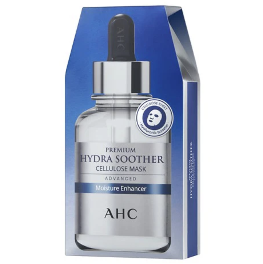 AHC PREMIUM HYDRA SOOTHER CELLULOSE MASK(5 pieces)8809570319909 EXP.2027.05.07