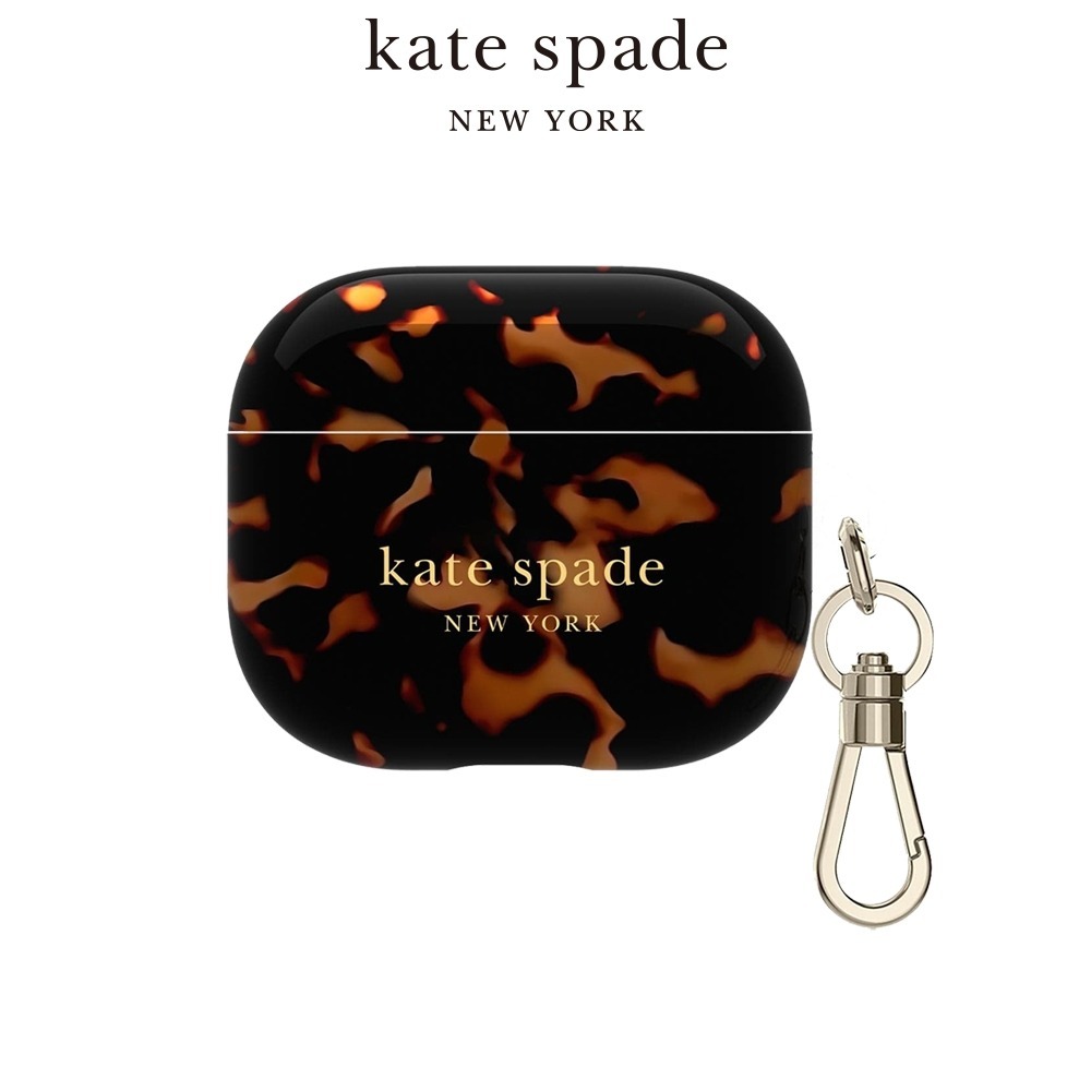 【kate spade】 AirPods 第 3 代 保護殼套 耳機殼套 硬殼 華麗玳瑁