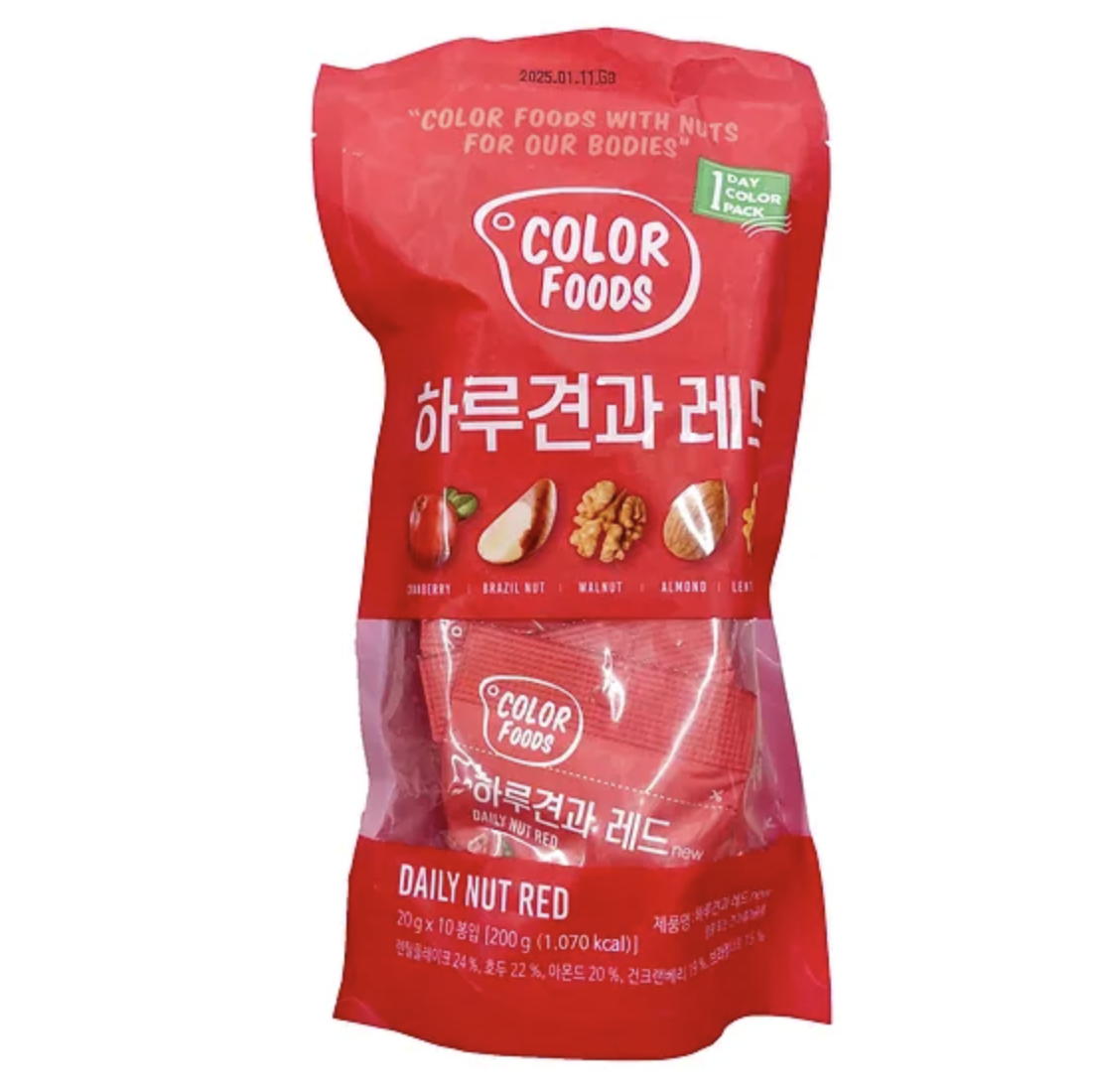 Sunnuts Mixed Nuts-Red 200G(20G*10)8807354214433 EXP.2026.06.30