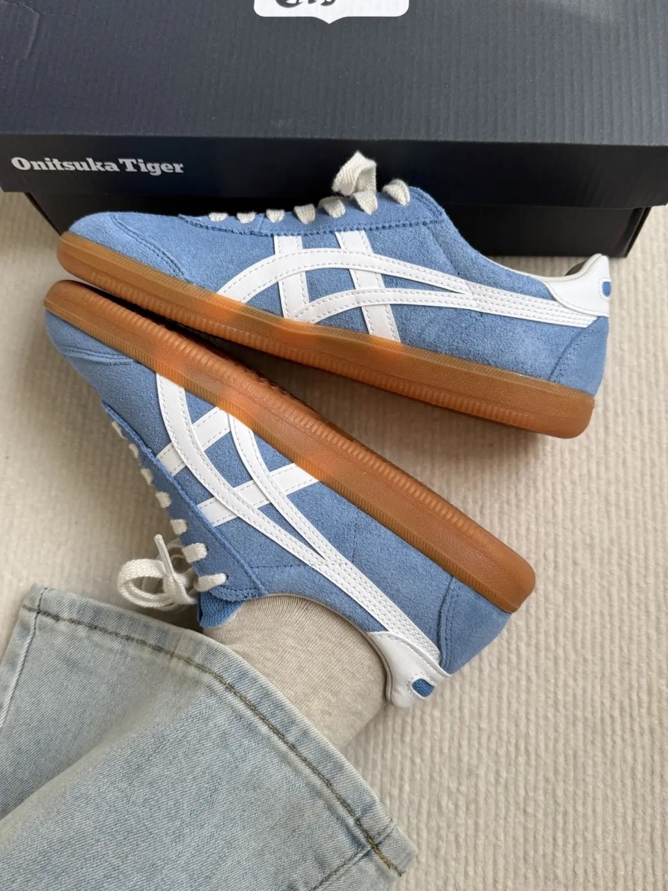 Onitsuka Tiger Tokuten 鬼塚虎 德訓鞋 焦糖底 天空藍 水藍 男女鞋 1183A907-400 / 預購