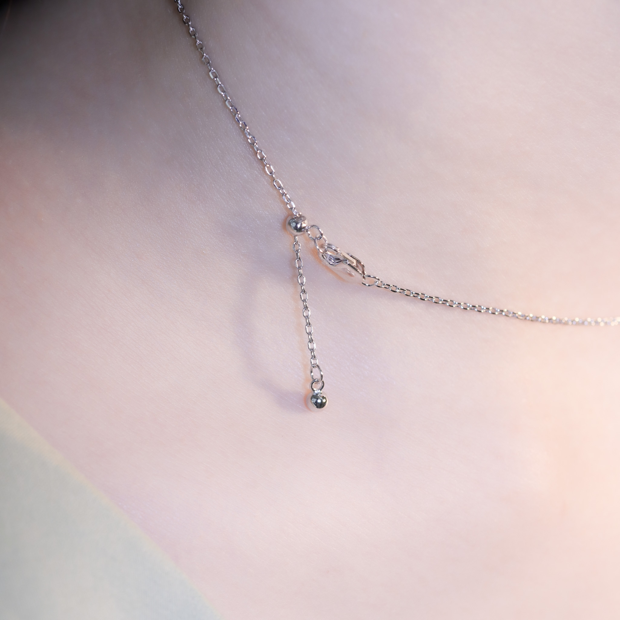 | 925純銀・厚鍍白金 | 漫天蝶願項鍊 | NE1389 |