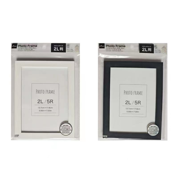 立式相框/白、黑 5×7吋