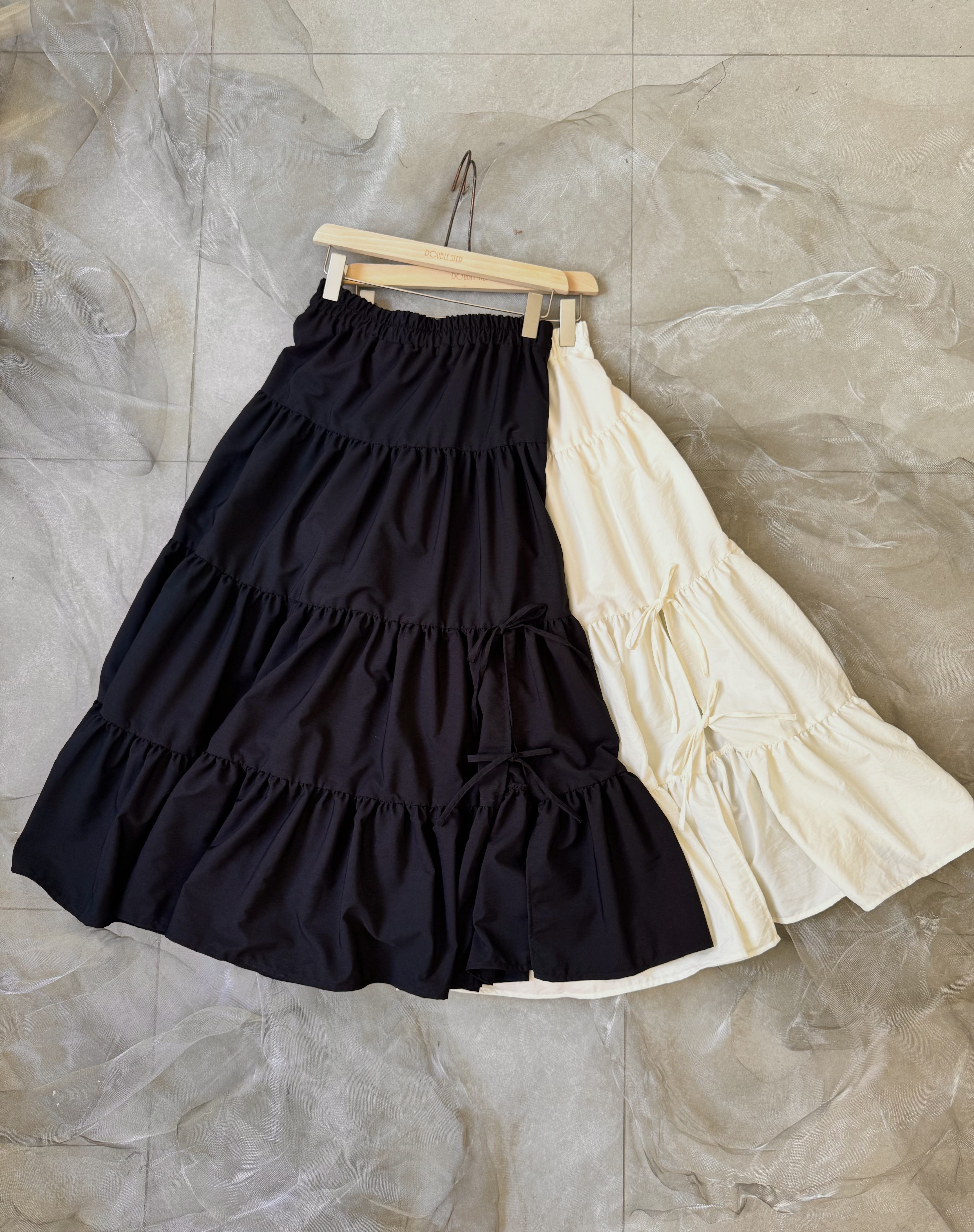 飄逸感～蛋糕蝴蝶裙 - SK52626