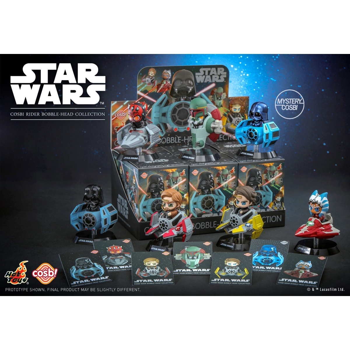 Hot Toys Cosbi CBX180 Star Wars 星際大戰載具系列 盲盒 盒玩(全6款)