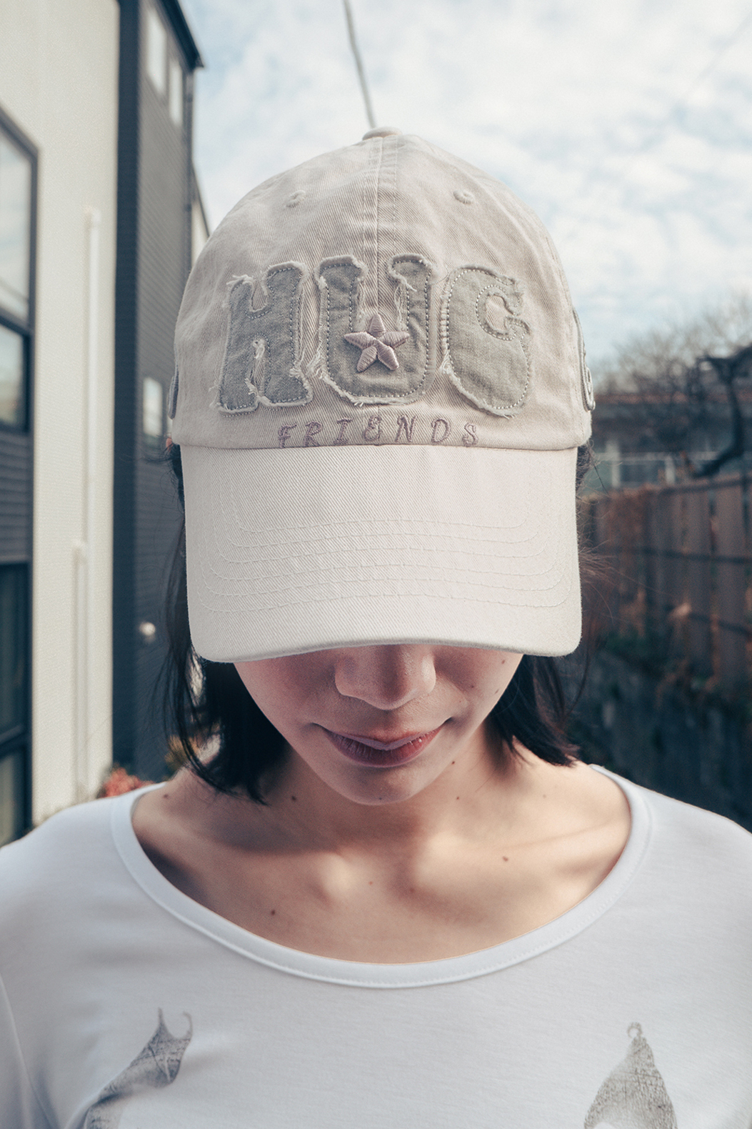 [REI/ YUJIN同款] hugyourskin - HUG friends cap (Pink)