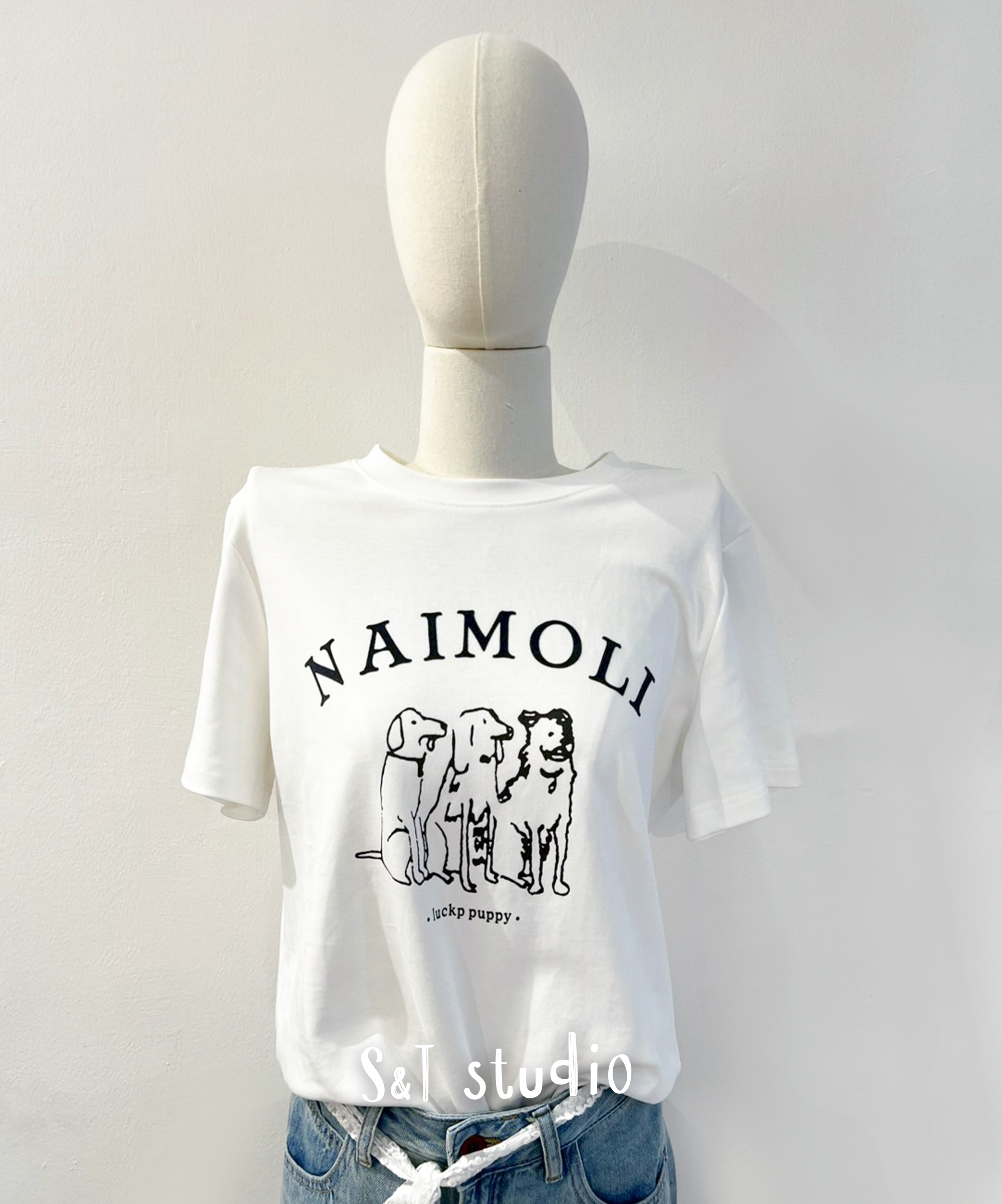 三隻小狗的字母物語 Tee
