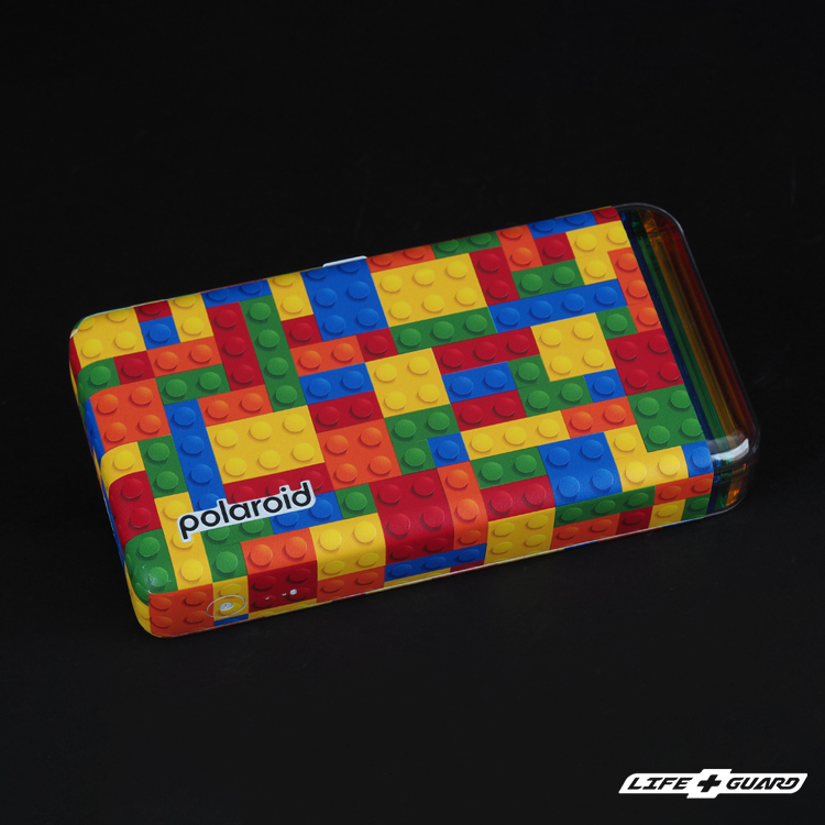 LIFE+GUARD Polaroid Hi-Print 2×3 相機貼膜安裝示意圖