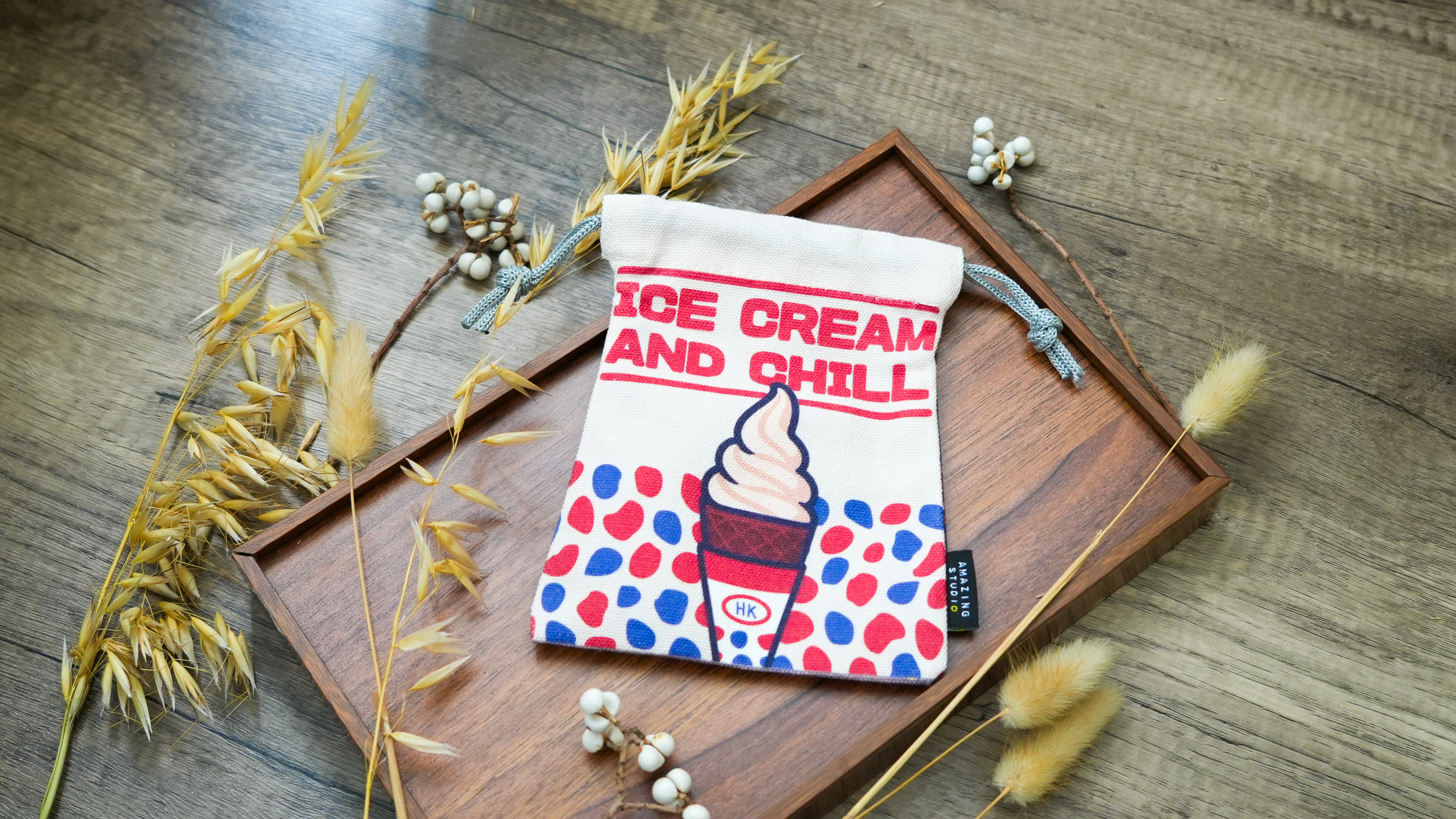 【雪糕車】 帆布束口袋丨Amazing Studio