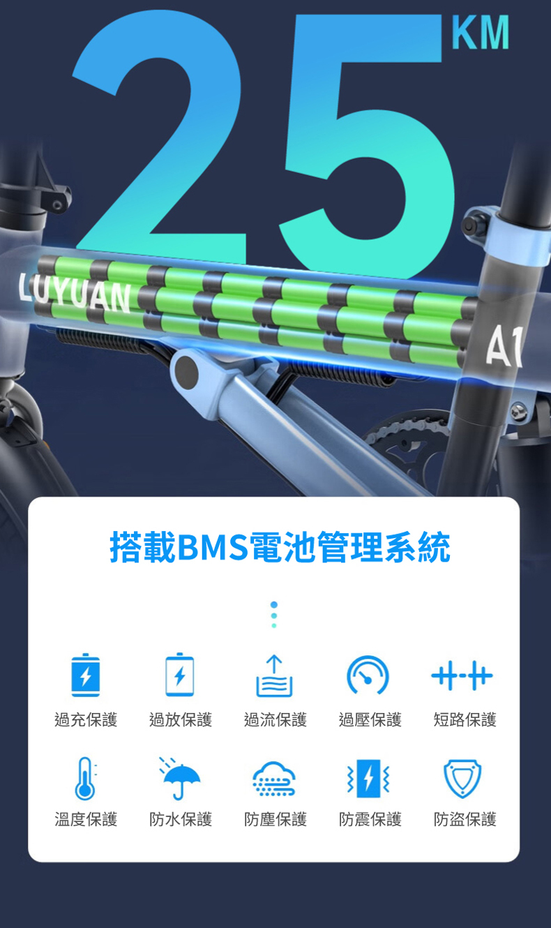 【OObike】A1-最小巧的避震電輔車 電動輔助自行車 代步車 買菜車