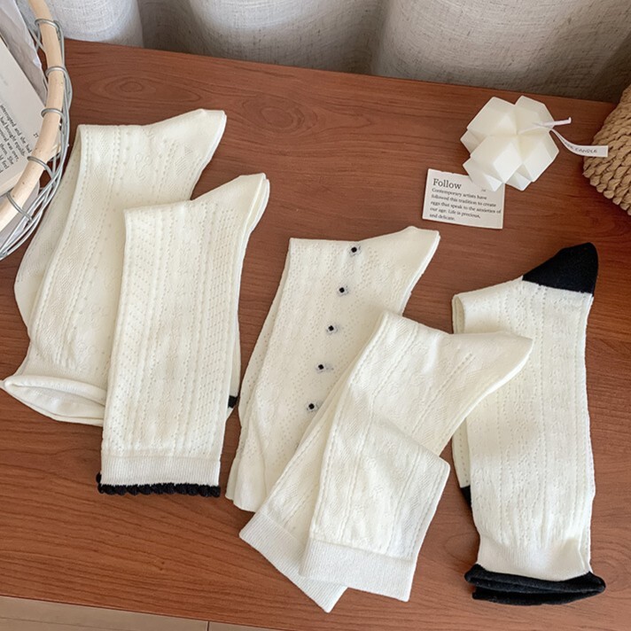 《5967》♾️春夏薄款網眼透氣中筒襪