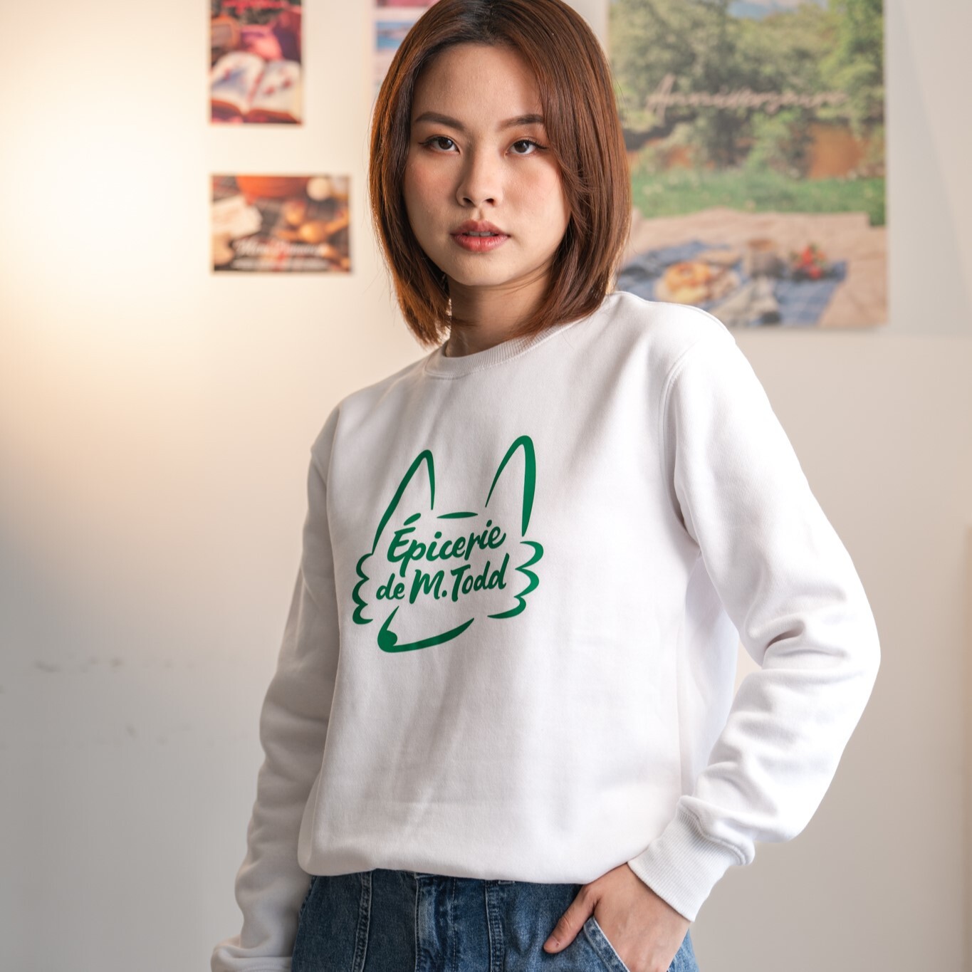 陶德經典LOGO系列 - 大印花 長袖大學T