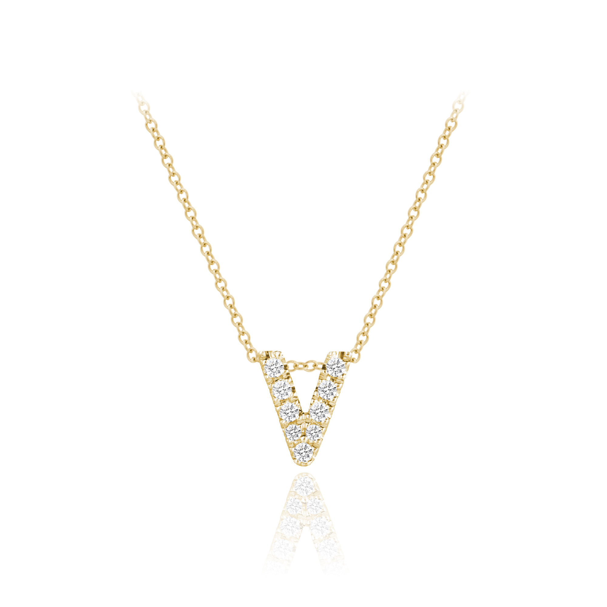 V - Alphabet Necklace