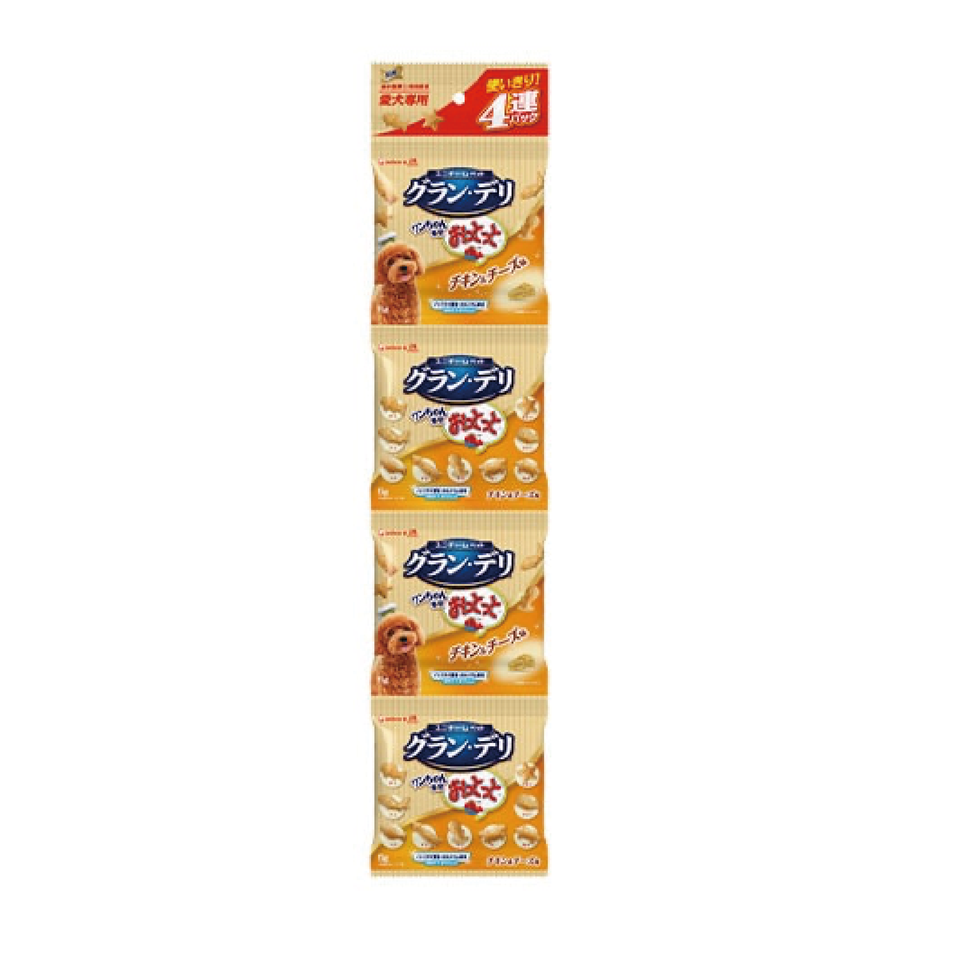 Unicharm 香脆 雞肉&芝士4連包狗小食 (6g x4)(UIC-4320)