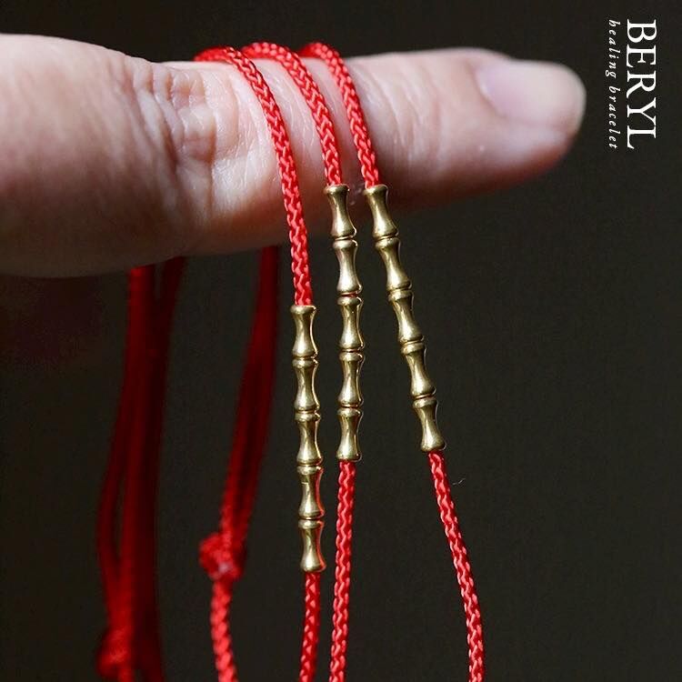 節節高升開運竹祈福紅繩