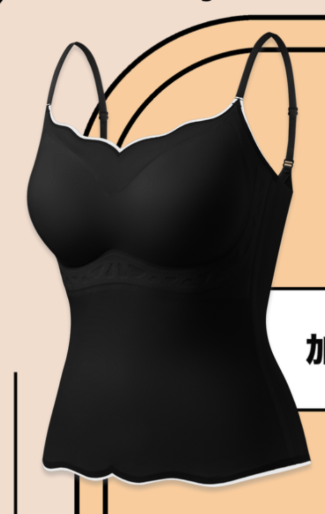 JELLYME Jelly Bra『升級承托』超顯瘦拼色吊帶加長 打底背心 『2025 全新 Jelly Bra 山茶花系列』【✅ 2 in 1 Q彈Jelly Pad ＋ 彈力小背心設計，加高側圍、防副乳】S/M，L/XL（2件$356， 平均$178！，結帳時自動帶入）