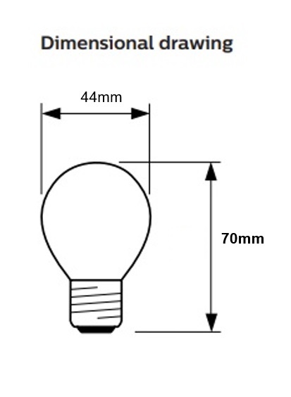 TUNGRAM LUSTRE 25W E27 白熾燈 (透明) 220-230V