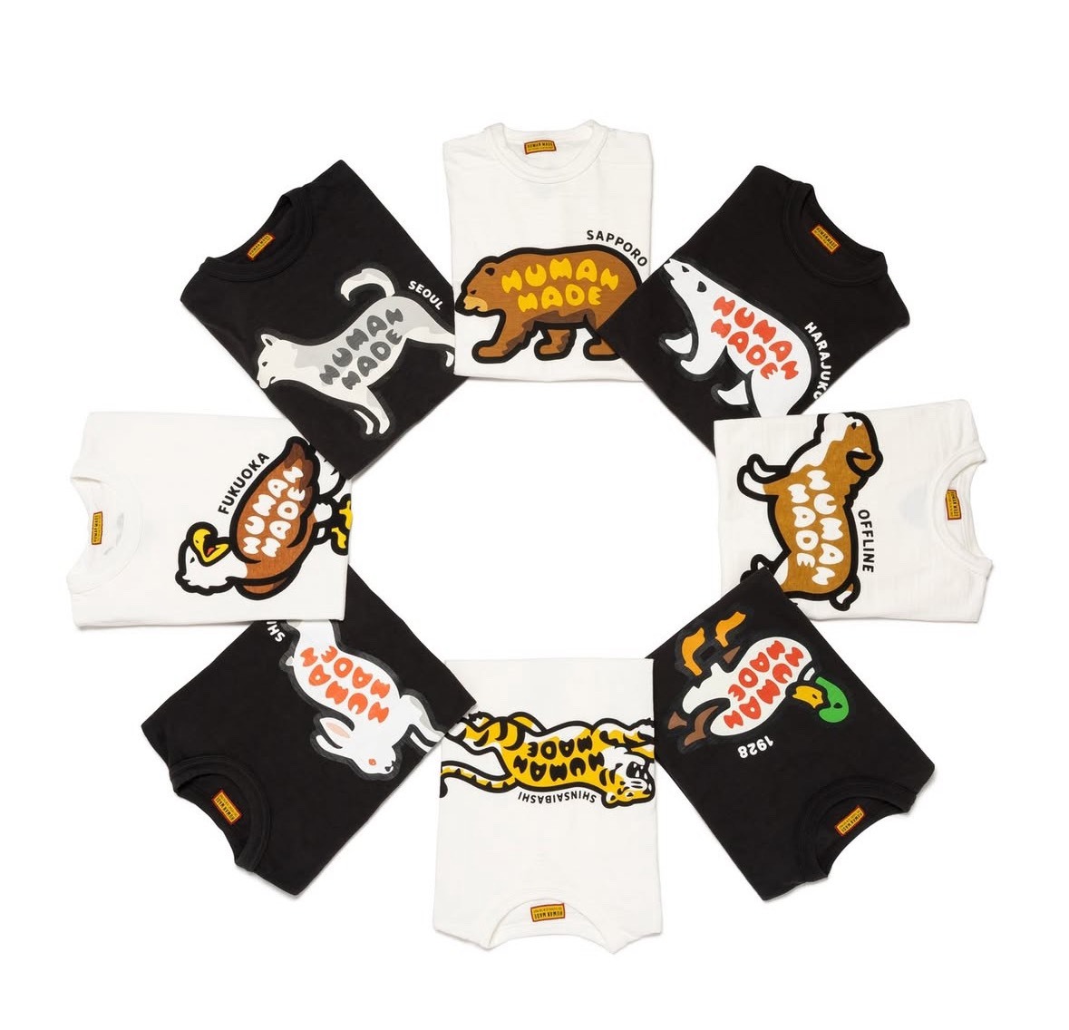 HUMAN MADE STORE LIMITED ITEM HARAJUKU BEAR - HM29CS059 SIZE 3XL