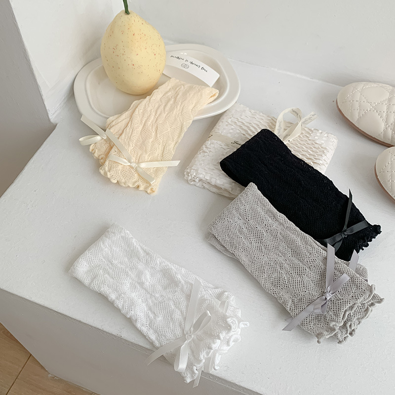 《5974》♾️ins芭蕾風網眼中筒襪