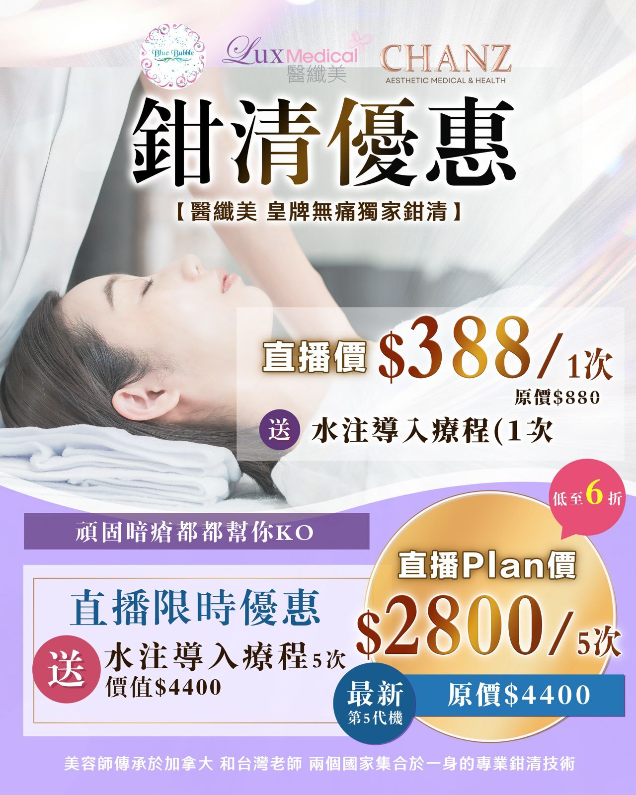 (2889)【藍泡泡粉絲優惠】- 人手鉗清