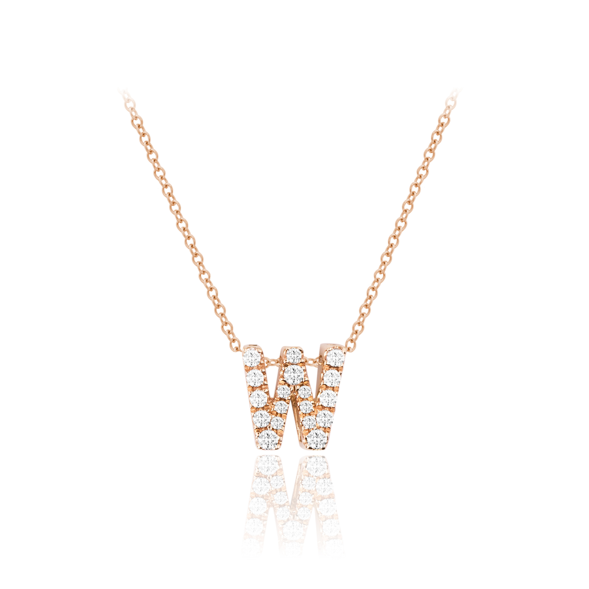 W - Alphabet Necklace