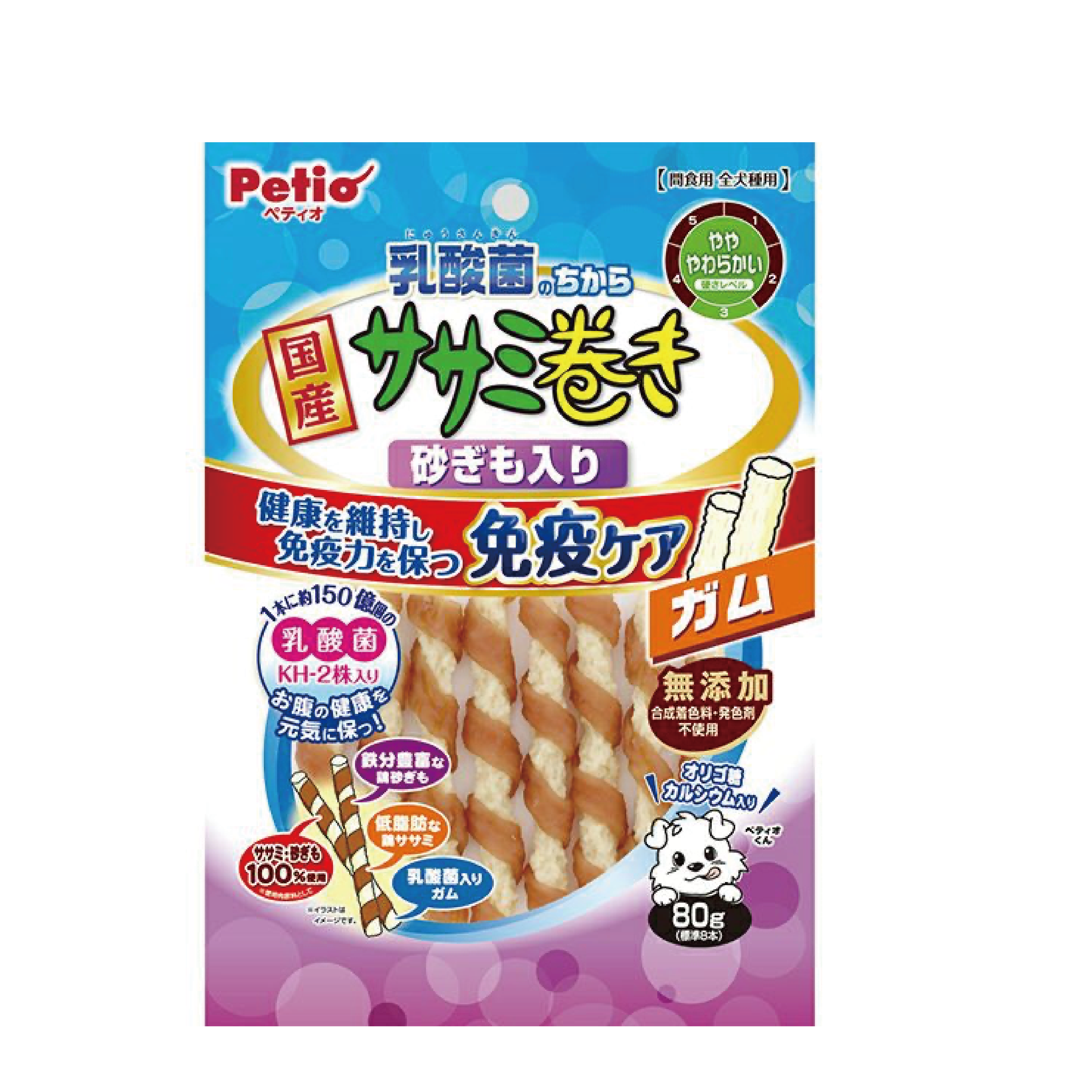 Petio 添加乳酸菌 雞肉雞胗潔齒棒80g (PTO-3854)