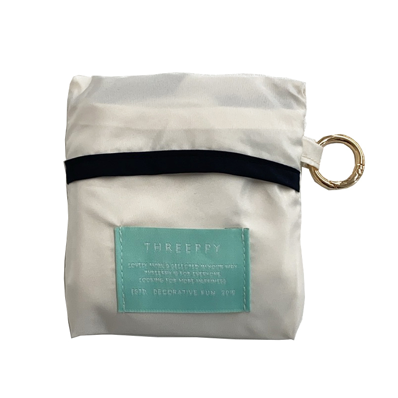 TP 折疊式購物袋/白