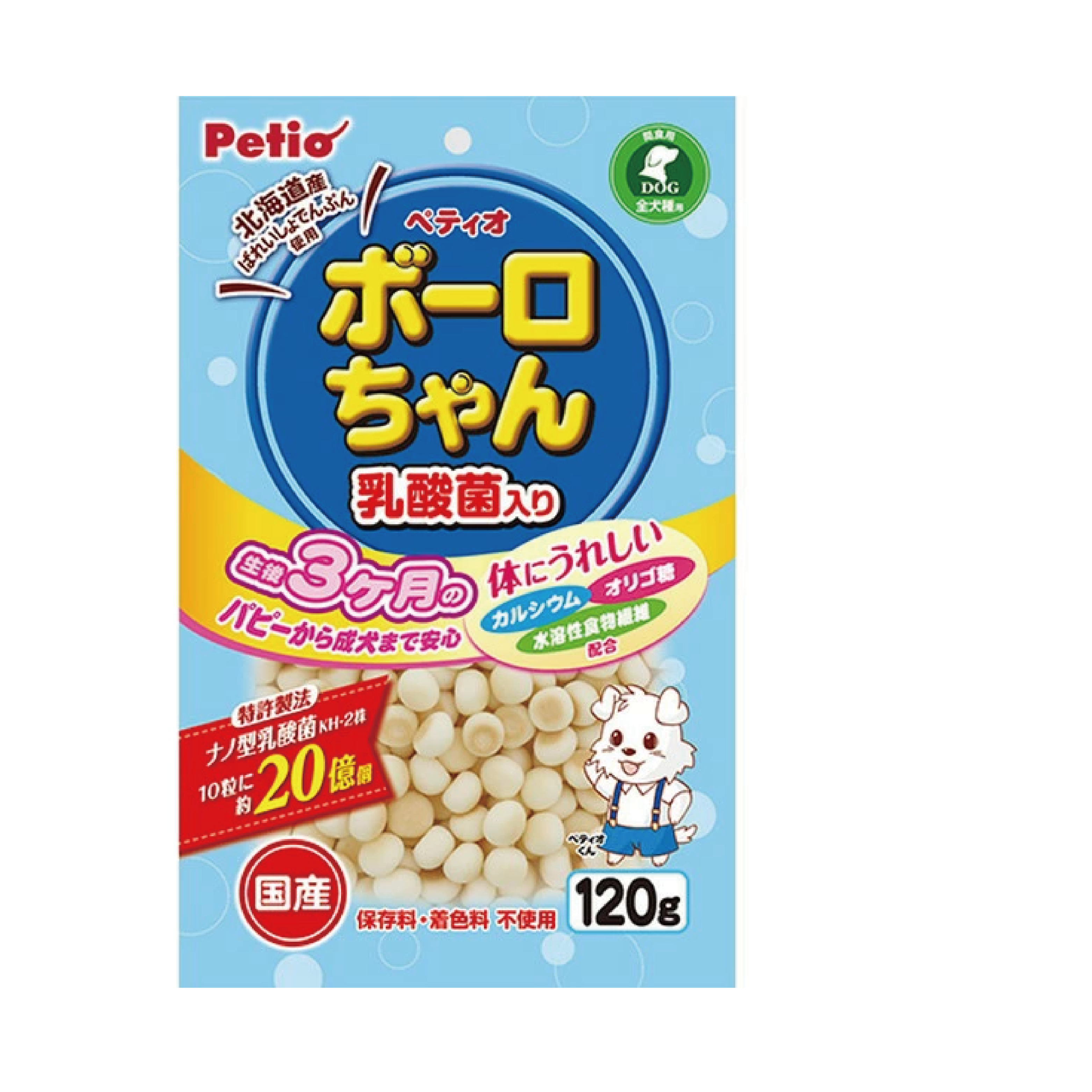 Petio 添加乳酸菌小饅頭120g (PTO-8355)