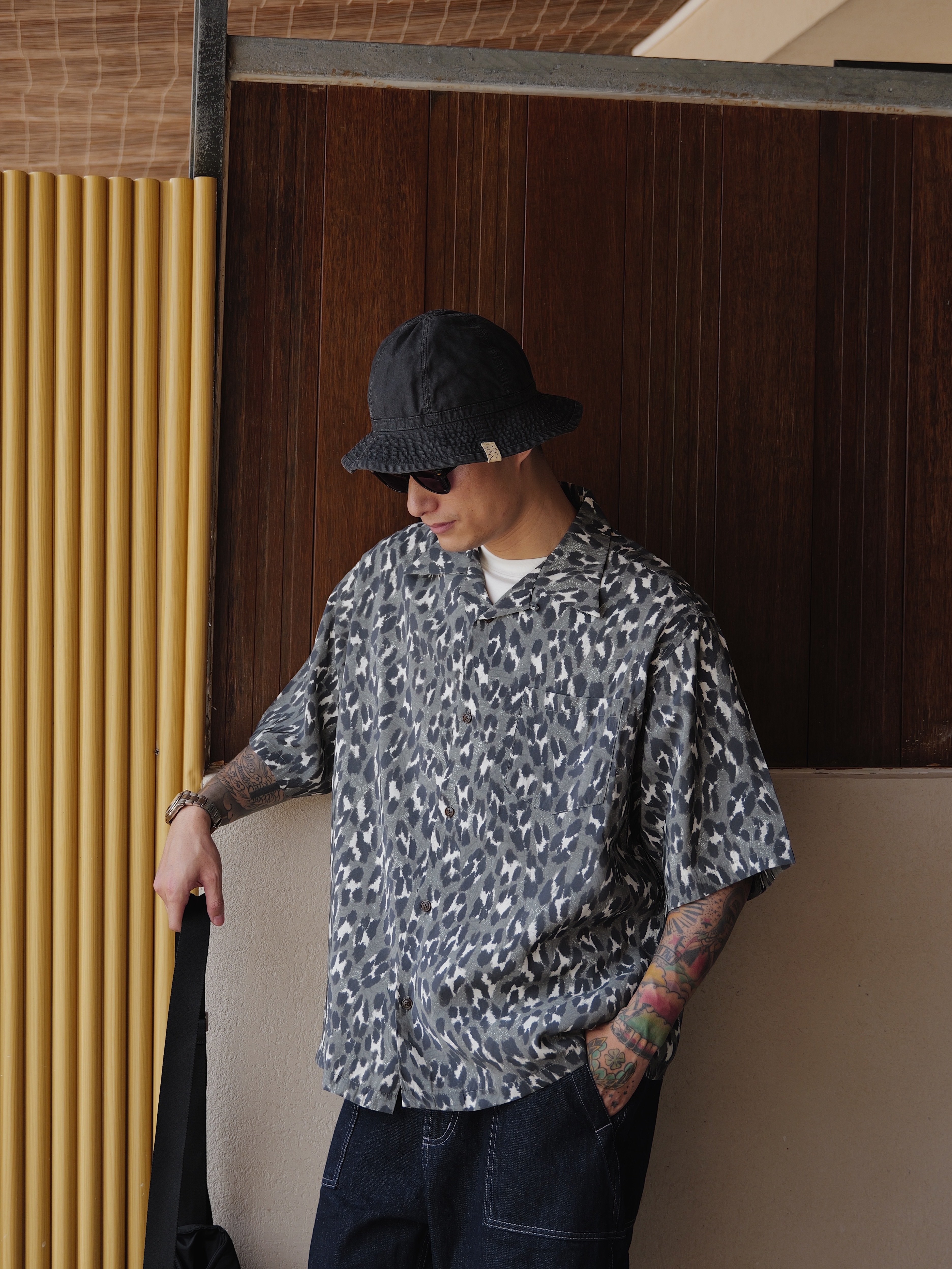 #預購 UNBENT 25SS 夏威夷 豹紋 短袖 花襯衫 2色