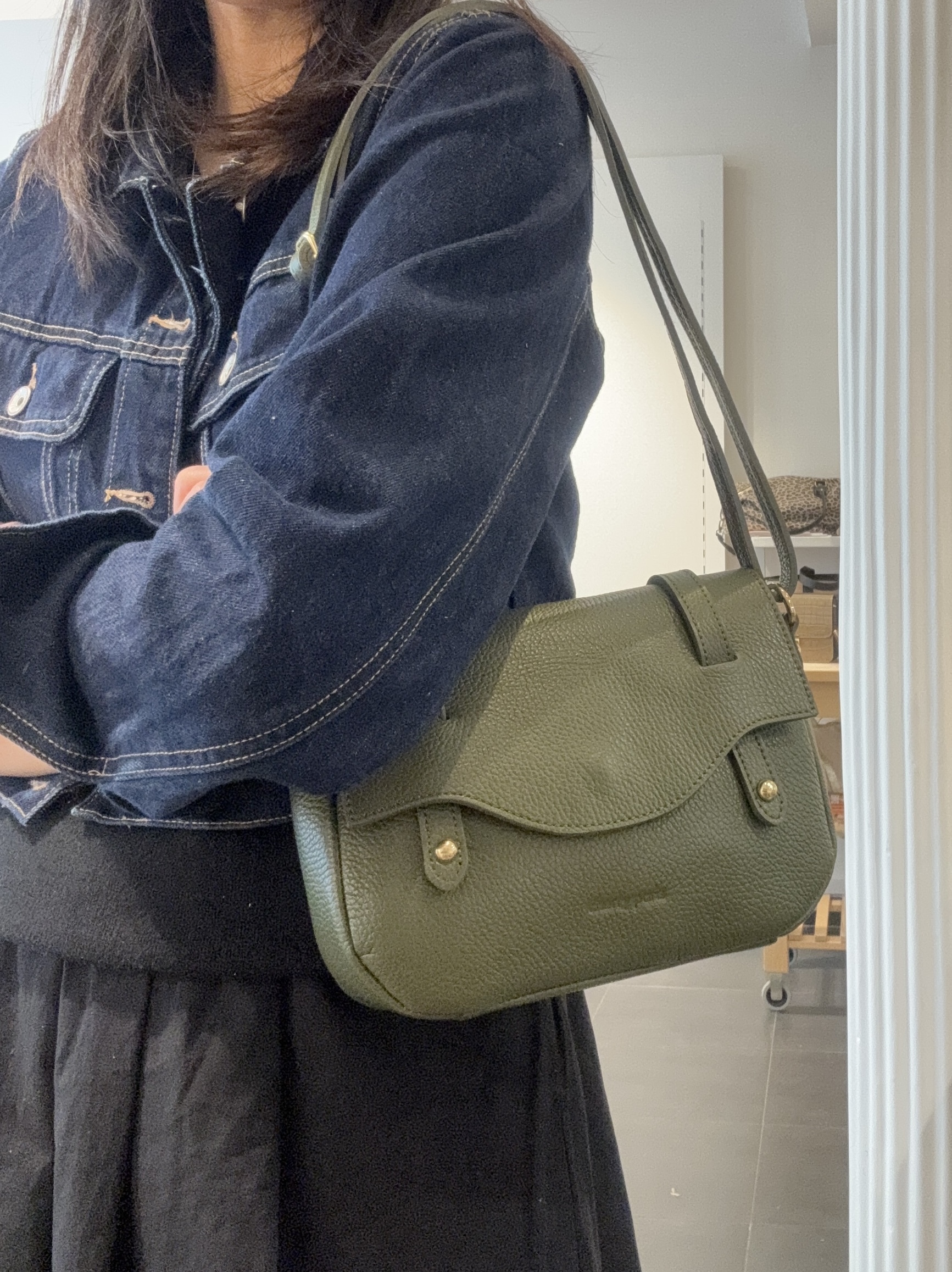 Cherry Paris Leather Calista - 4161 Kaki 綠色