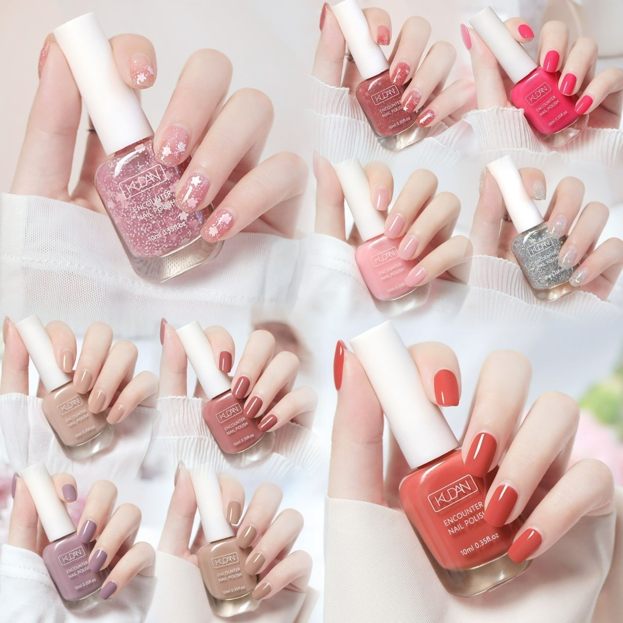 指甲油🌟KUDAN 水性拉撕指甲油(1套10支)🌟-2501086