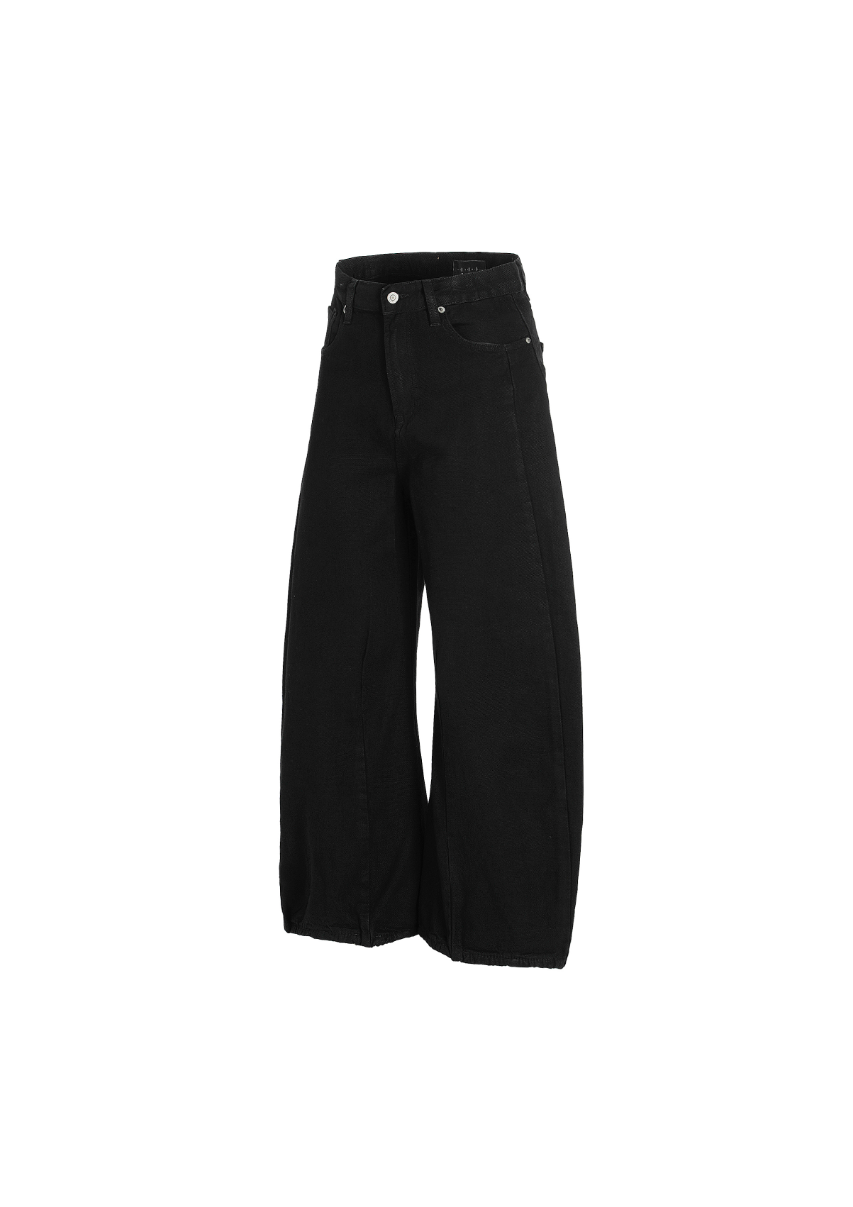 - SIMPLEACTION - 美式落地直筒黑色牛仔褲